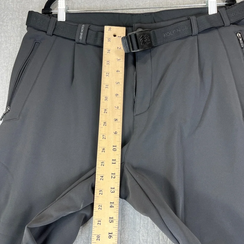 Kolon Sport Black‎ Insulated snowboard Ski Pants Men 36 Waterproof winter sports